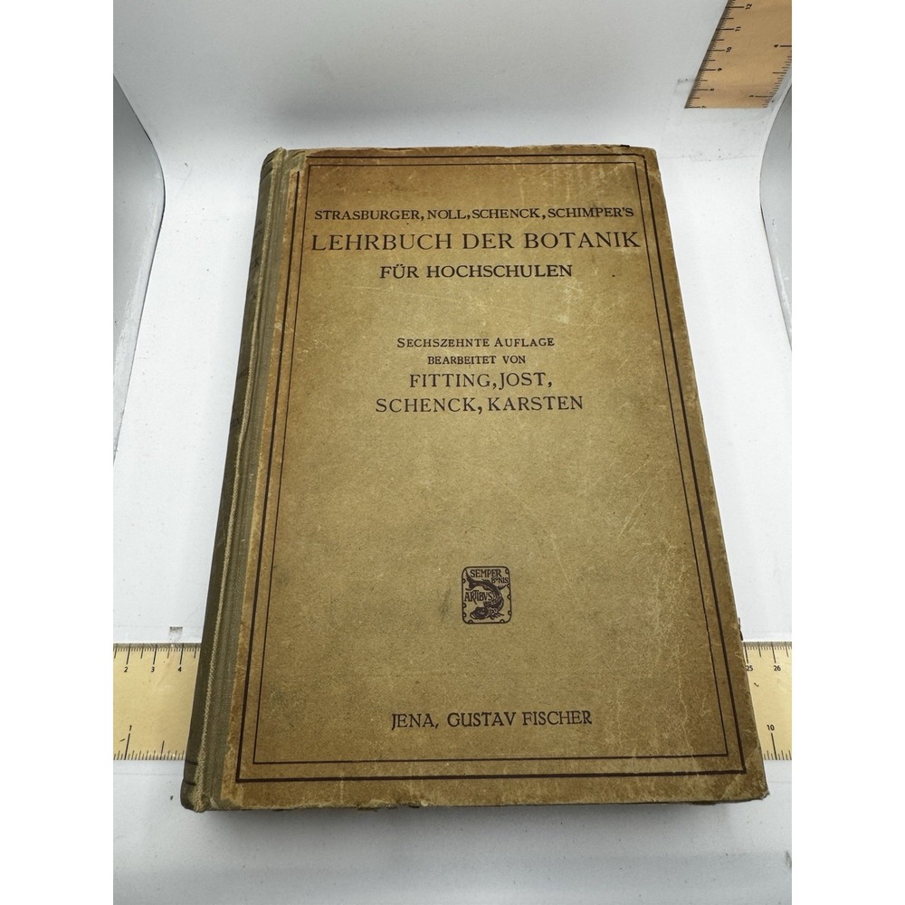 Lehrbuch Der Botanik Fur Hochschulen - German Botany Textbook‎ 1923
